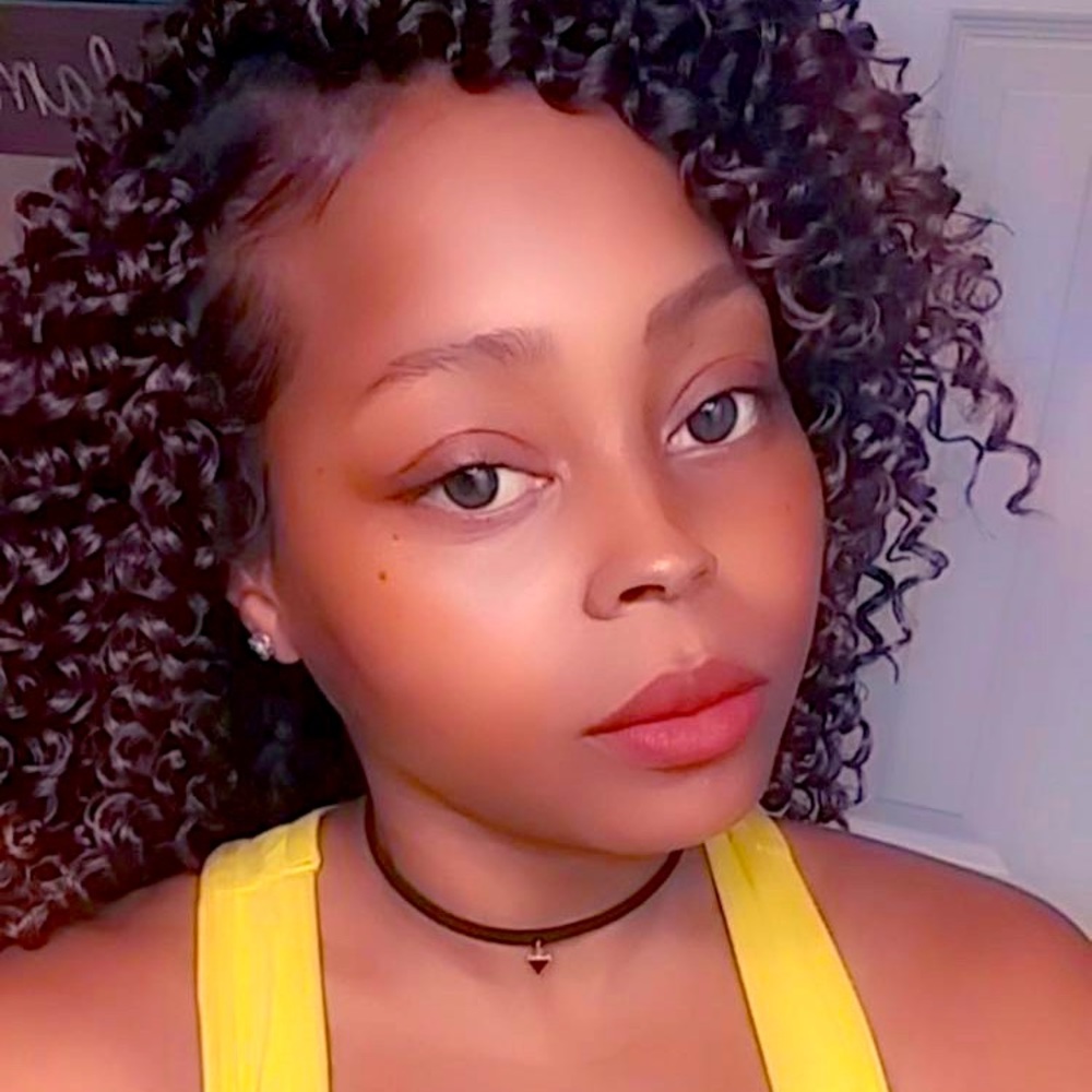 Two chokers… Black and gold triangle shape choker/ all black stringy choker